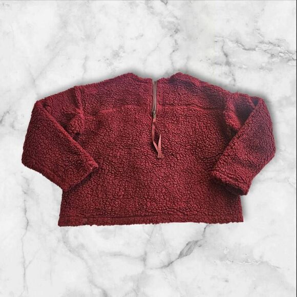 Lululemon Size 10 Teddy Quarter Zip - Picture 1 of 2